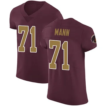 Men's Charles Mann Washington Commanders Elite Burgundy Alternate Vapor Untouchable Jersey