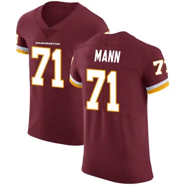 Men's Charles Mann Washington Commanders Elite Burgundy Team Color Vapor Untouchable Jersey