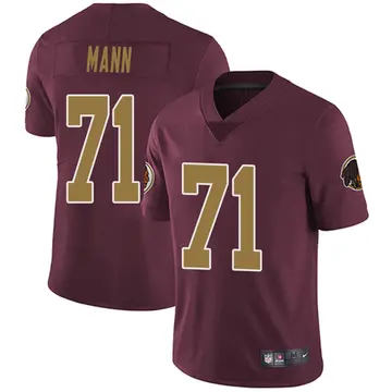 Men's Charles Mann Washington Commanders Limited Burgundy Alternate Vapor Untouchable Jersey