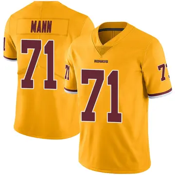 Men's Charles Mann Washington Commanders Limited Gold Color Rush Jersey