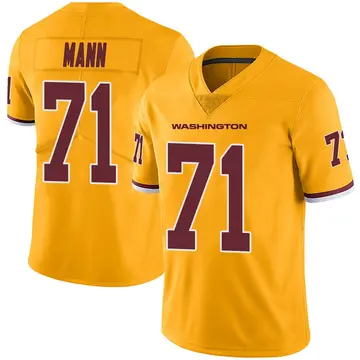 Men's Charles Mann Washington Commanders Limited Gold Color Rush Jersey