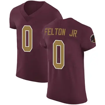 Men's Demetric Felton Washington Commanders Elite Burgundy Alternate Vapor Untouchable Jersey