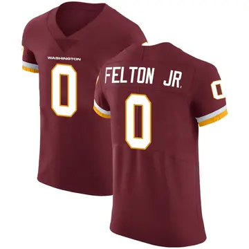 Men's Demetric Felton Washington Commanders Elite Burgundy Team Color Vapor Untouchable Jersey