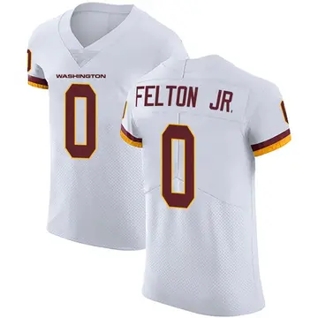 Men's Demetric Felton Washington Commanders Elite White Vapor Untouchable Jersey