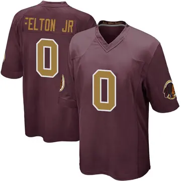 Men's Demetric Felton Washington Commanders Game Burgundy Alternate Jersey
