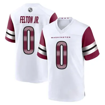 Men's Demetric Felton Washington Commanders Game White Jersey