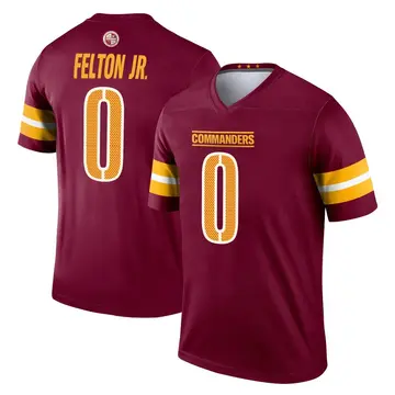 Men's Demetric Felton Washington Commanders Legend Burgundy Jersey
