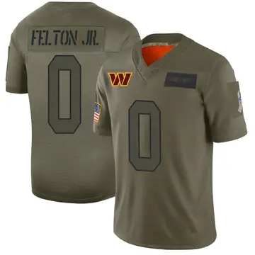 Men's Demetric Felton Washington Commanders Limited Camo 2019 Salute to Service Jersey