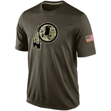Men's Washington Commanders Olive Salute To Service KO Performance Dri-FIT T-Shirt
