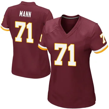 Women's Charles Mann Washington Commanders Game Burgundy Team Color Jersey