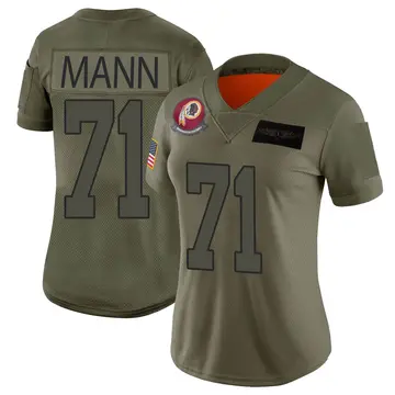Women's Charles Mann Washington Commanders Limited Camo 2019 Salute to Service Jersey