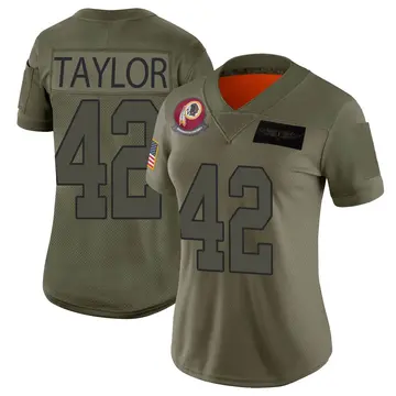 Women's Charley Taylor Washington Commanders Limited Camo 2019 Salute to Service Jersey