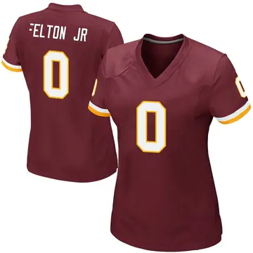 Women's Demetric Felton Washington Commanders Game Burgundy Team Color Jersey
