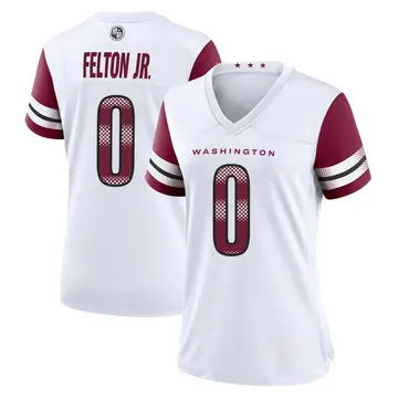 Women's Demetric Felton Washington Commanders Game White Jersey