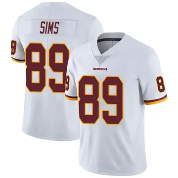 Youth Cam Sims Washington Commanders Limited White Vapor Untouchable Jersey