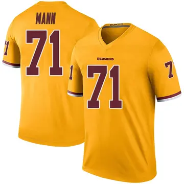 Youth Charles Mann Washington Commanders Legend Gold Color Rush Jersey