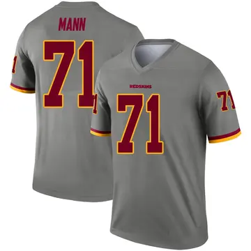 Youth Charles Mann Washington Commanders Legend Gray Inverted Jersey