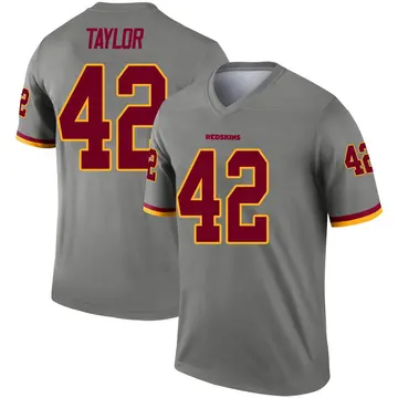 Youth Charley Taylor Washington Commanders Legend Gray Inverted Jersey