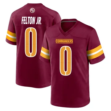 Youth Demetric Felton Washington Commanders Game Burgundy Jersey