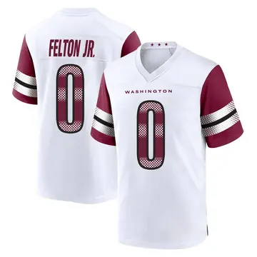 Youth Demetric Felton Washington Commanders Game White Jersey